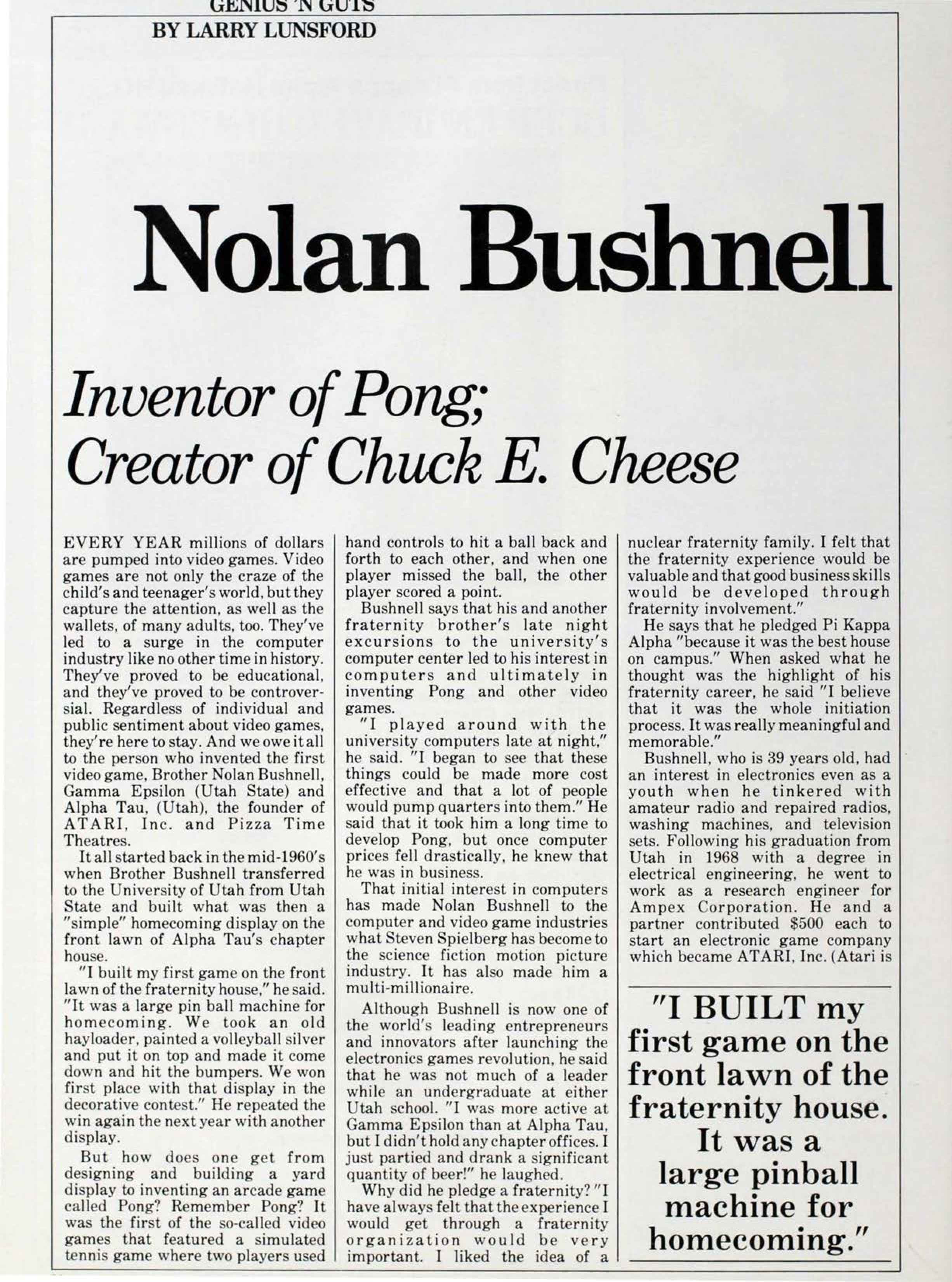 Nolan Bushnell